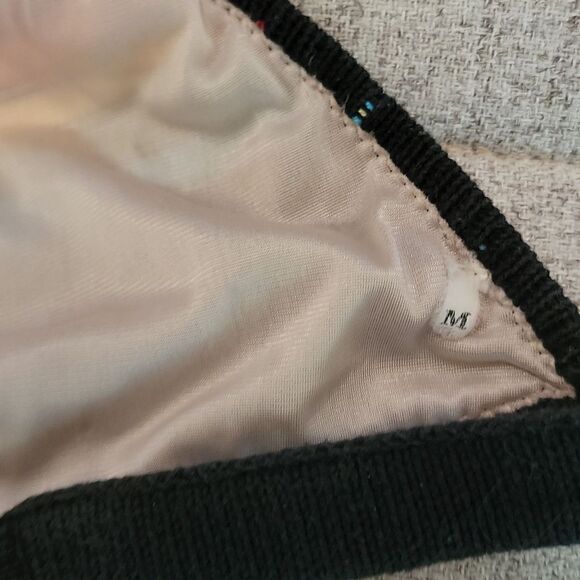 Black knit high rise bikini - Picture 4 of 10